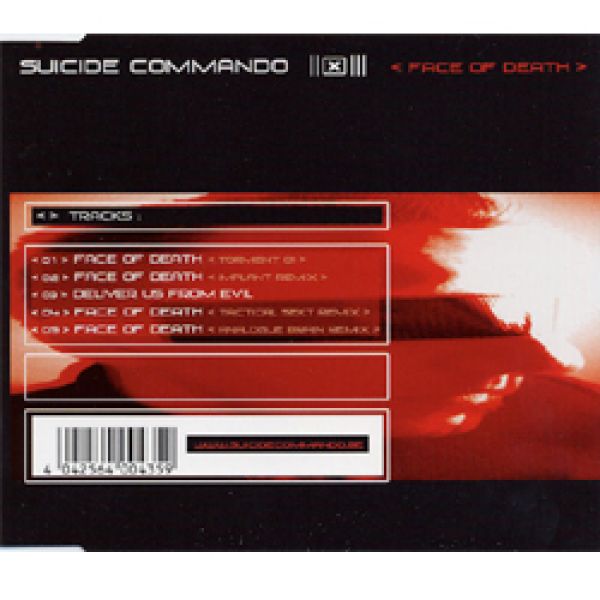 Suicide Commando - Face Of Death - Single CD